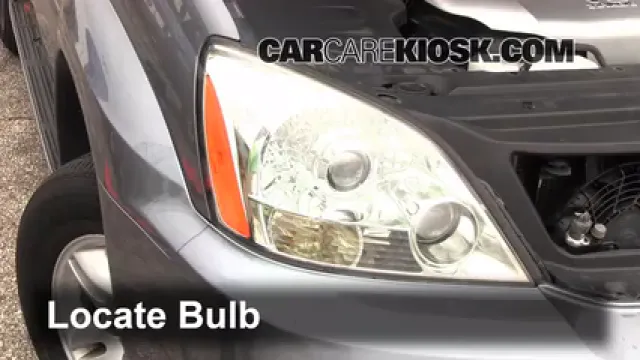 2003 Lexus GX470 4.7L V8 Luces Faro delantero (reemplazar foco)